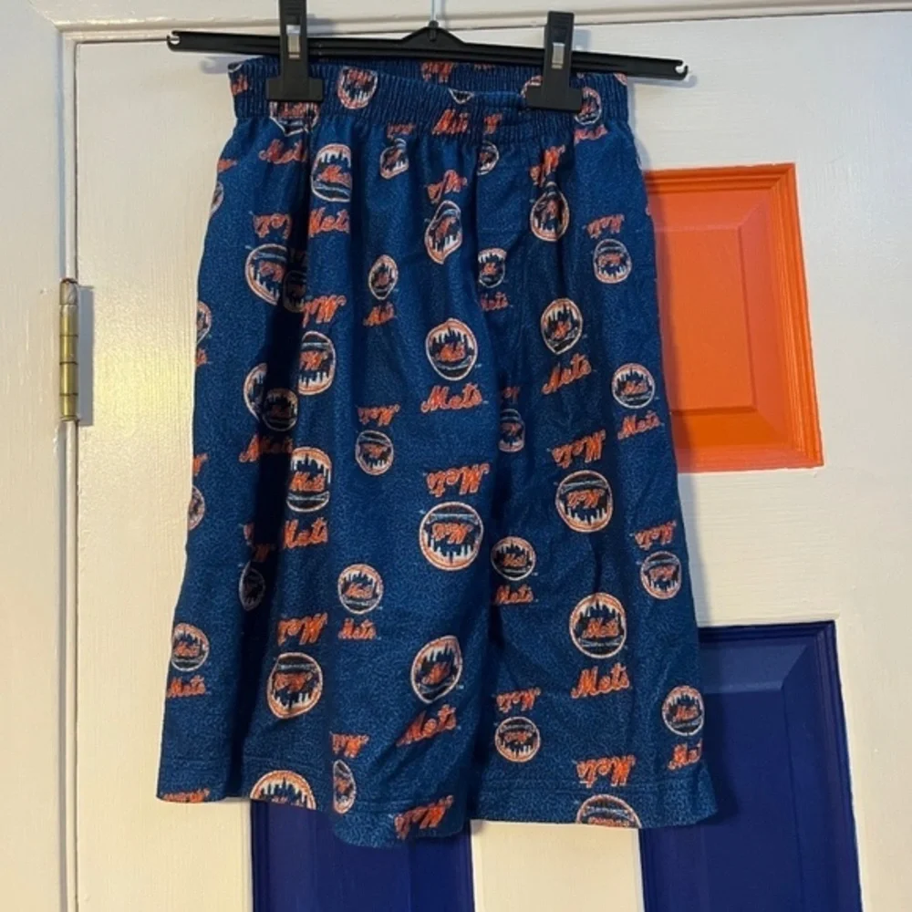 New York Mets Pajama Shorts Used Size-Med 10/12